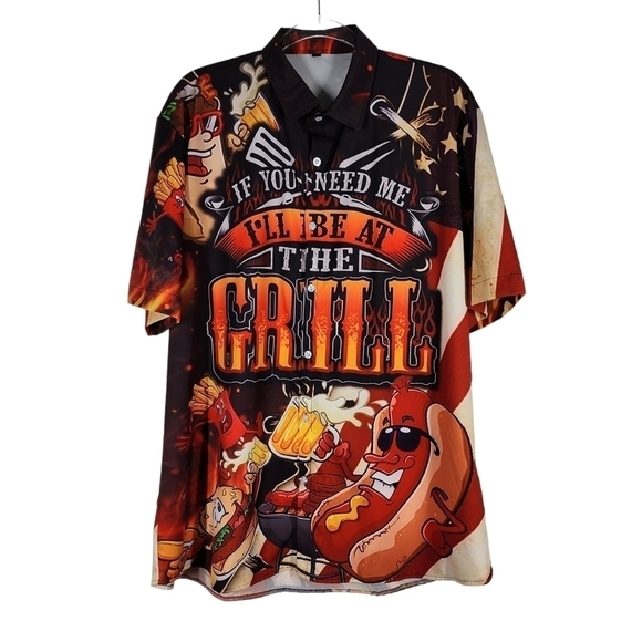 Other - "IF YOU NEED ME I'LL BE AT THE GRILL" SHORT SLEEVE SHIRT